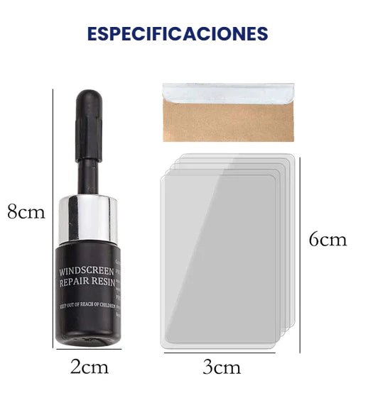 KIT REPARADOR DE VIDRIO ULTRA